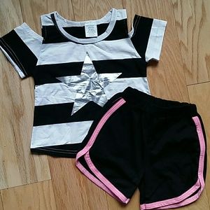 Cold Shoulder Twin Set